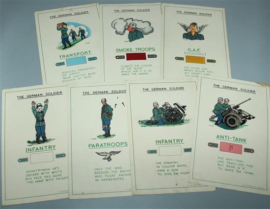 World War II German Soldier Identification leaflets